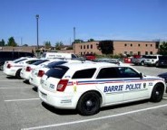 Parked Police Cars