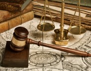 judge's gavel and scales of justice