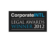 Corporate INTL Legal Awards 2012 logo