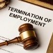 Termination of Employment Notice and Gavel