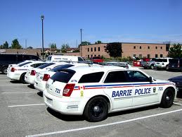 Parked Police Cars