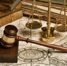 judge's gavel and scales of justice