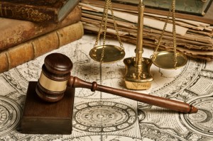 judge's gavel and scales of justice
