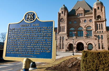 Queen's Park Ontario Legislative Building