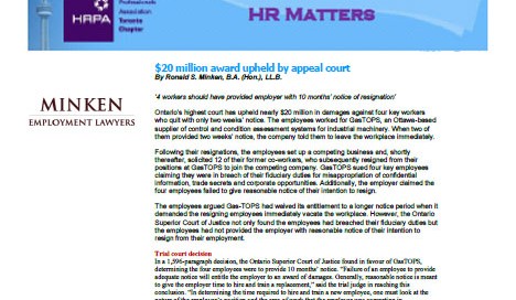 HRPA HR Matters June 2012