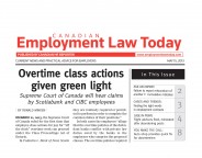 CELT May 15 2013 Overtime class actions given green light