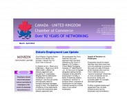 Canada-UK Chamber of Commerce March-April 2013
