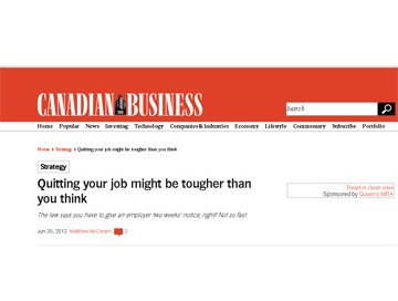 Canadian Business June 20, 2012