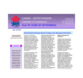 Canada UK Newsletter Sept-Oct 2013