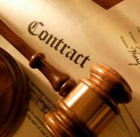 Employment Contract and Gavel
