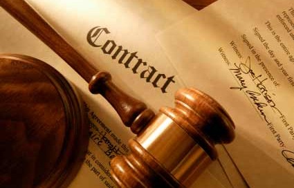 Employment Contract and Gavel