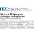 Canadian HR Reporter: Pokemon GO presents challenges for employers