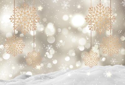 Holidays - glittery-snowflakes-festive-background